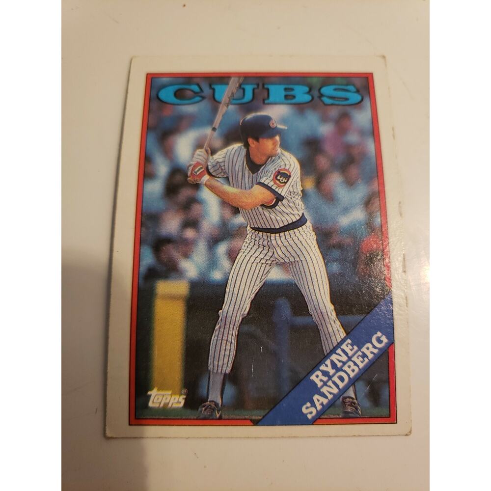 Ryne Sandberg 1988 Topps #10 - Chicago Cubs - MLB